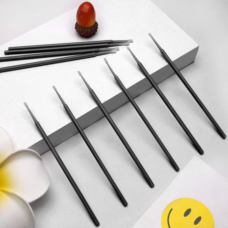 Akstore 600 PCS Disposable Micro Applicators Brush Eyelash Extension (Black) - Image 5